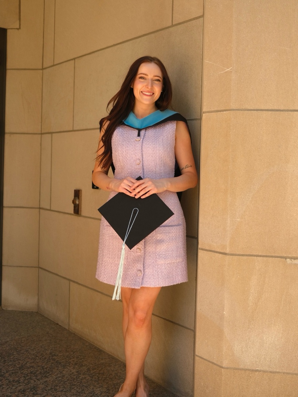 Endless Rose Lilac Tweed Mini Dress - Picture 6 of 6